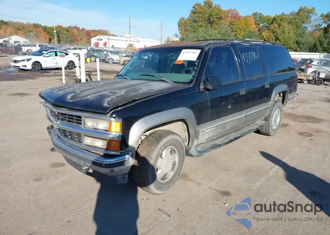 1999 Chevrolet Suburban 1500 Lt from USA, damaged, VIN 1GNFK16R7XJ373774